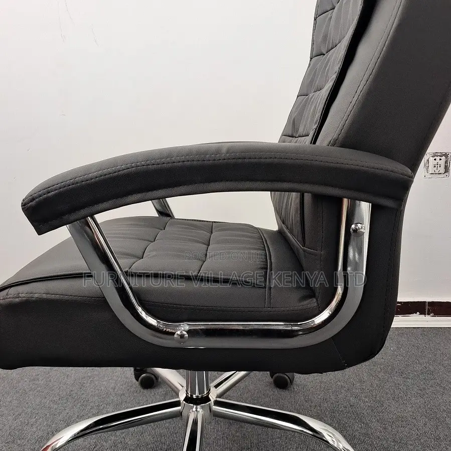 Swivel Base Leather Office Director Chair