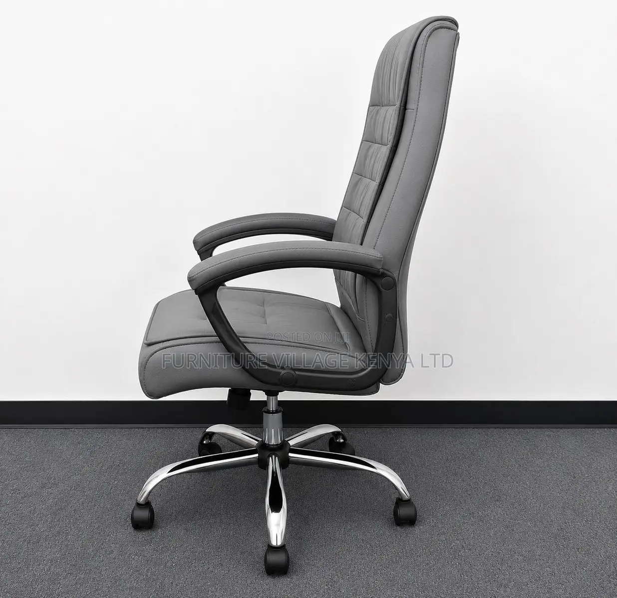 Swivel Base Leather Office Director Chair