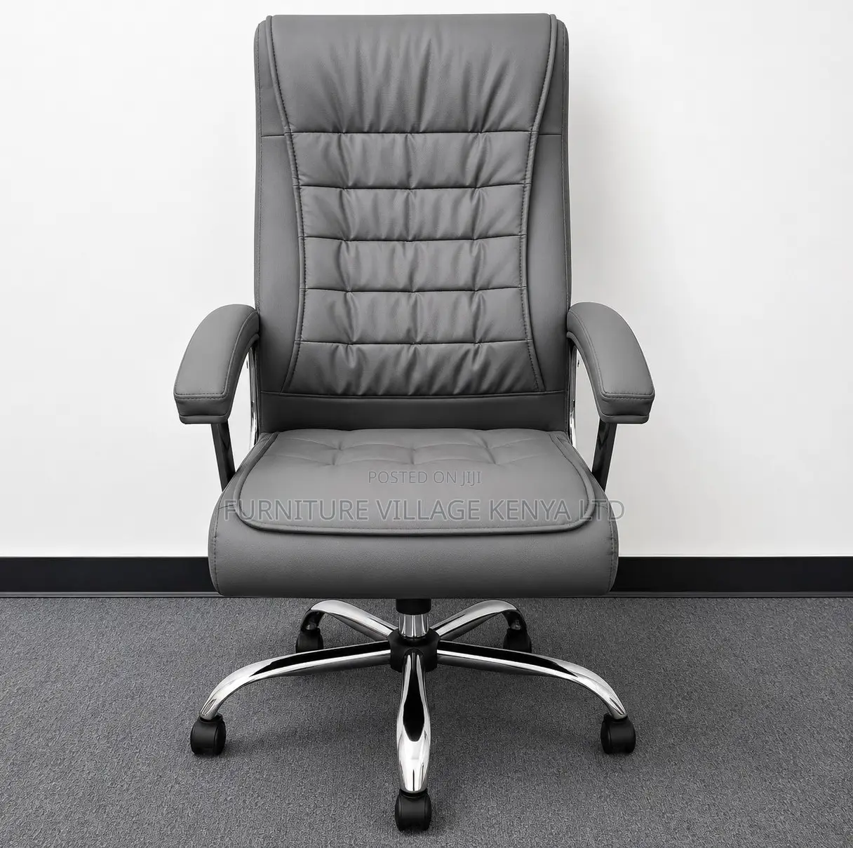 Swivel Base Leather Office Director Chair