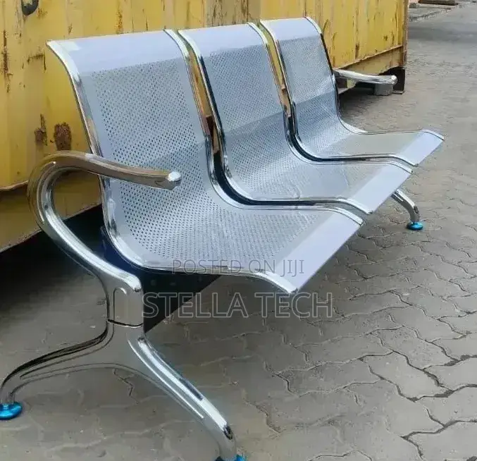 3 Way Link Chair Unpadded Waiting Bench