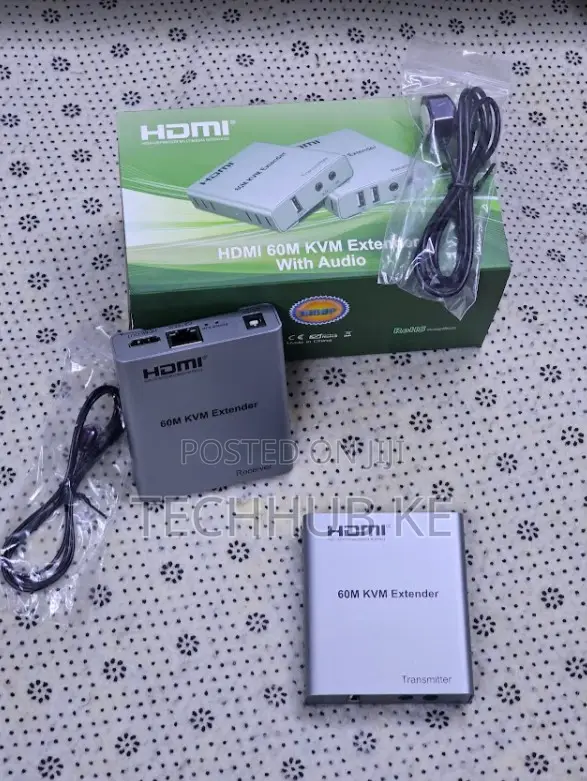 60m KVM Hdmi Extender Over Ethernet With Usb Port