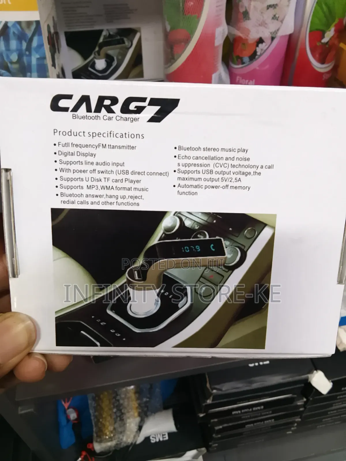 Bluetooth Car Charger -Carg7