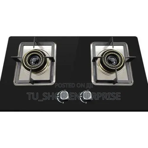 Amaze 2 Burner Glass Inbuilt Hob Cooker – Sleek Tempered Glass