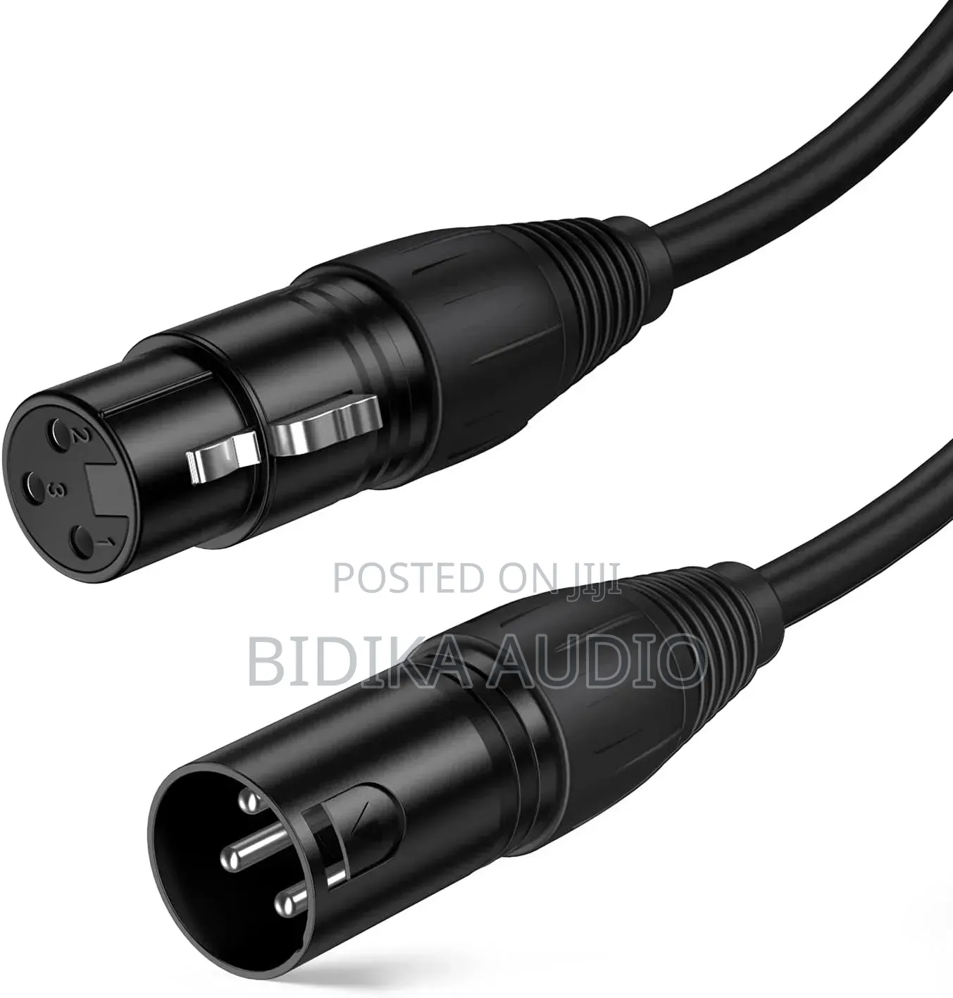 XLR Male to XLR Female Cable 3 Metres