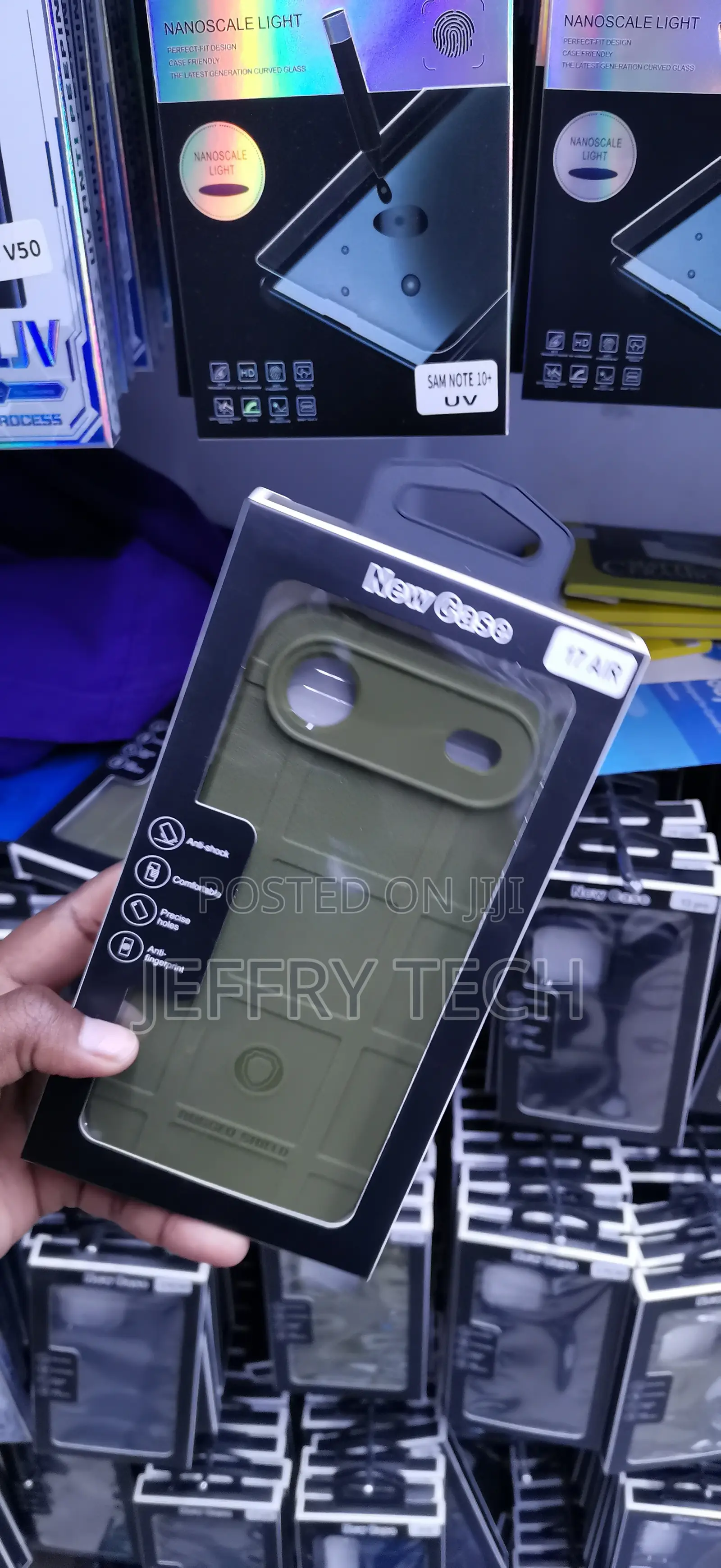 iPhone 17 Air Anti-Shock Engineered Rugged Shield Tpu Case-Olive Green