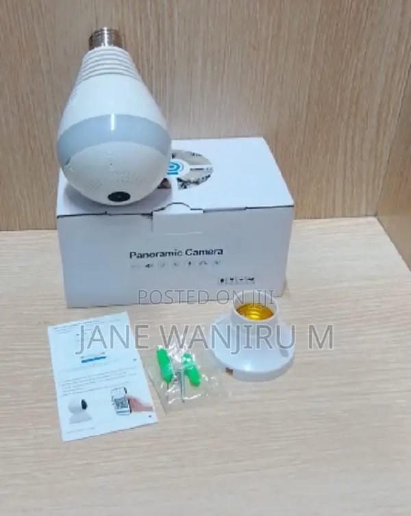 V380 Indoor Hidden Bulb Camera – Remote Phone Monitoring