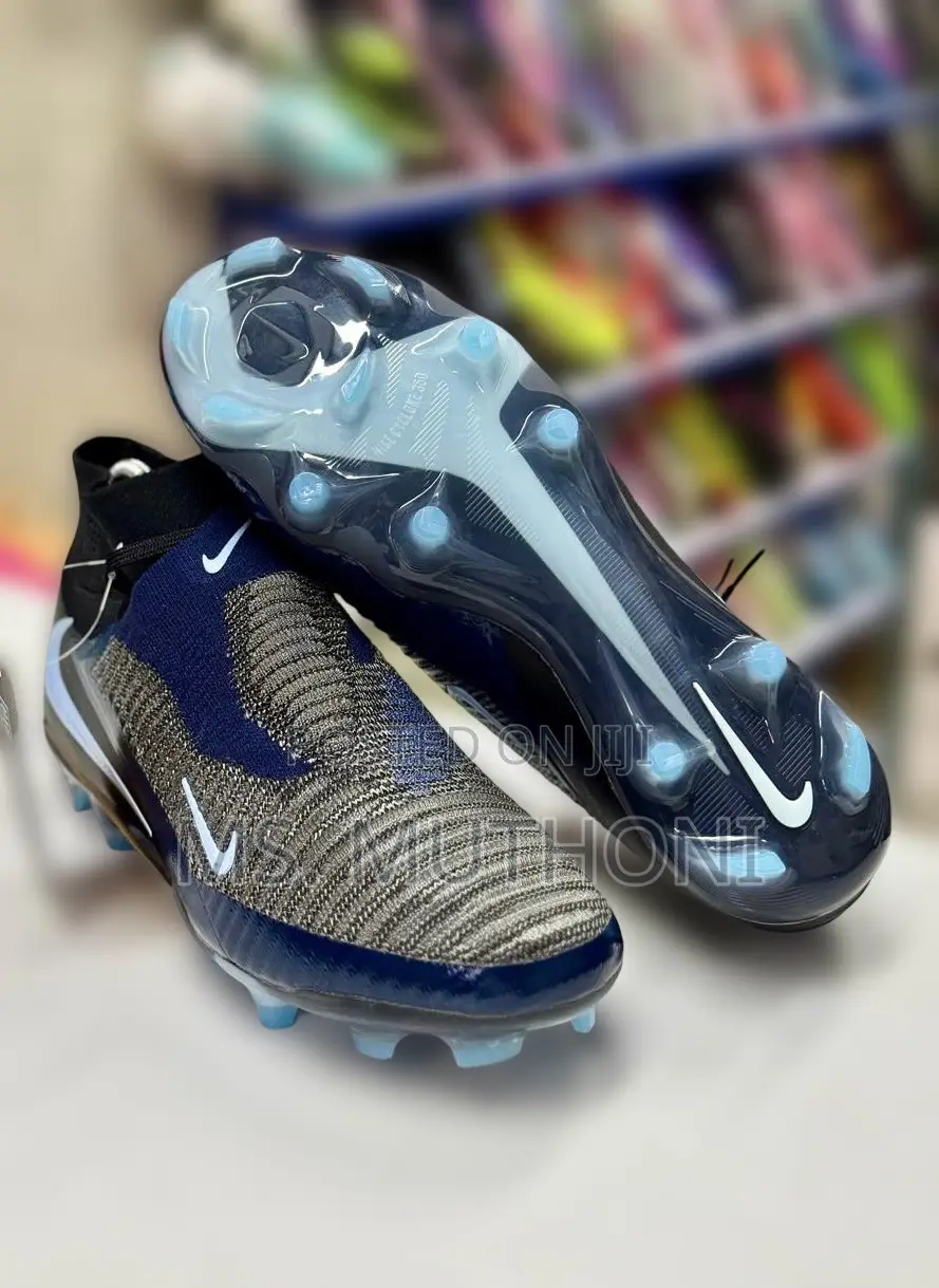 Navy / Black Nike Phantom 6 High Elite Soccer Cleats Size 40-45