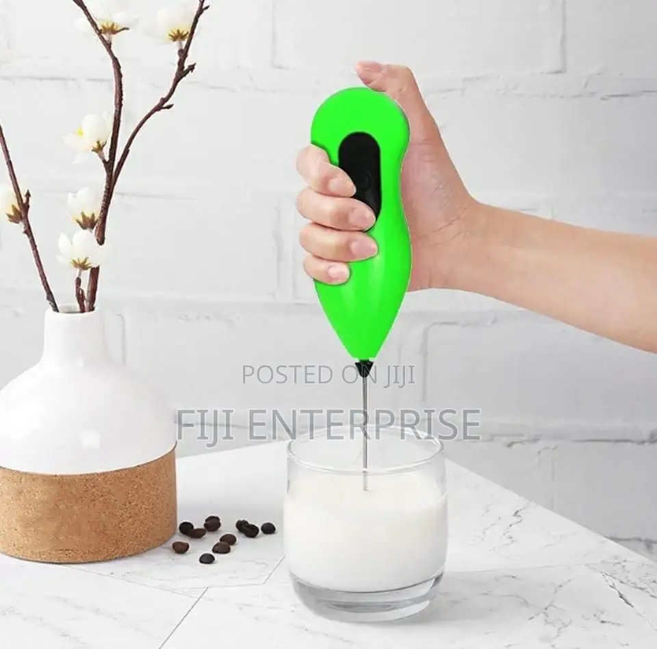 Handheld Milk Frother Coffee Drink Foamer Whisk Battery Operated |