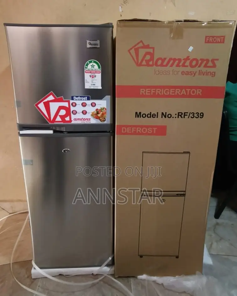 Ramtons 138 Litres Double Door Refrigerator