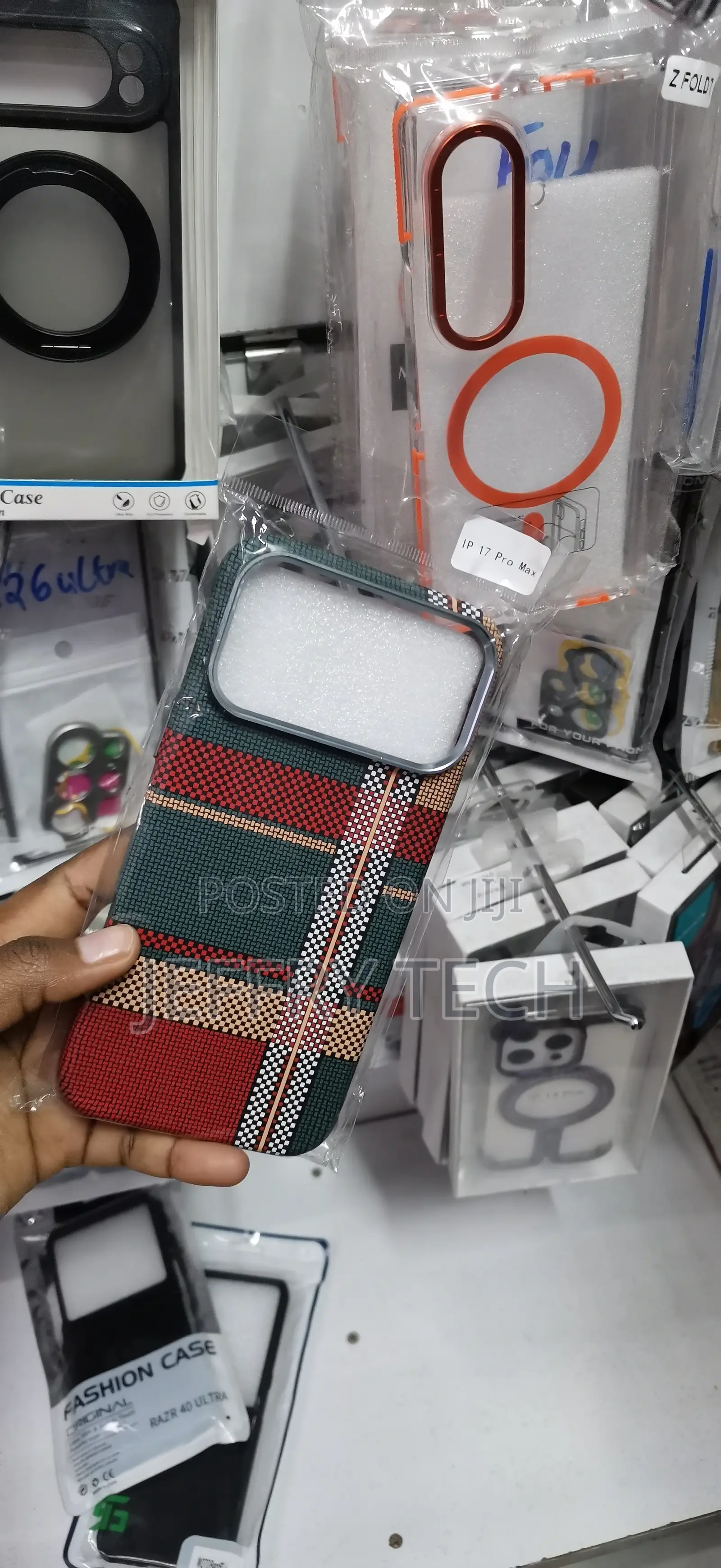 iPhone 17 Pro Max Classic Scottish Tartan Design Cover