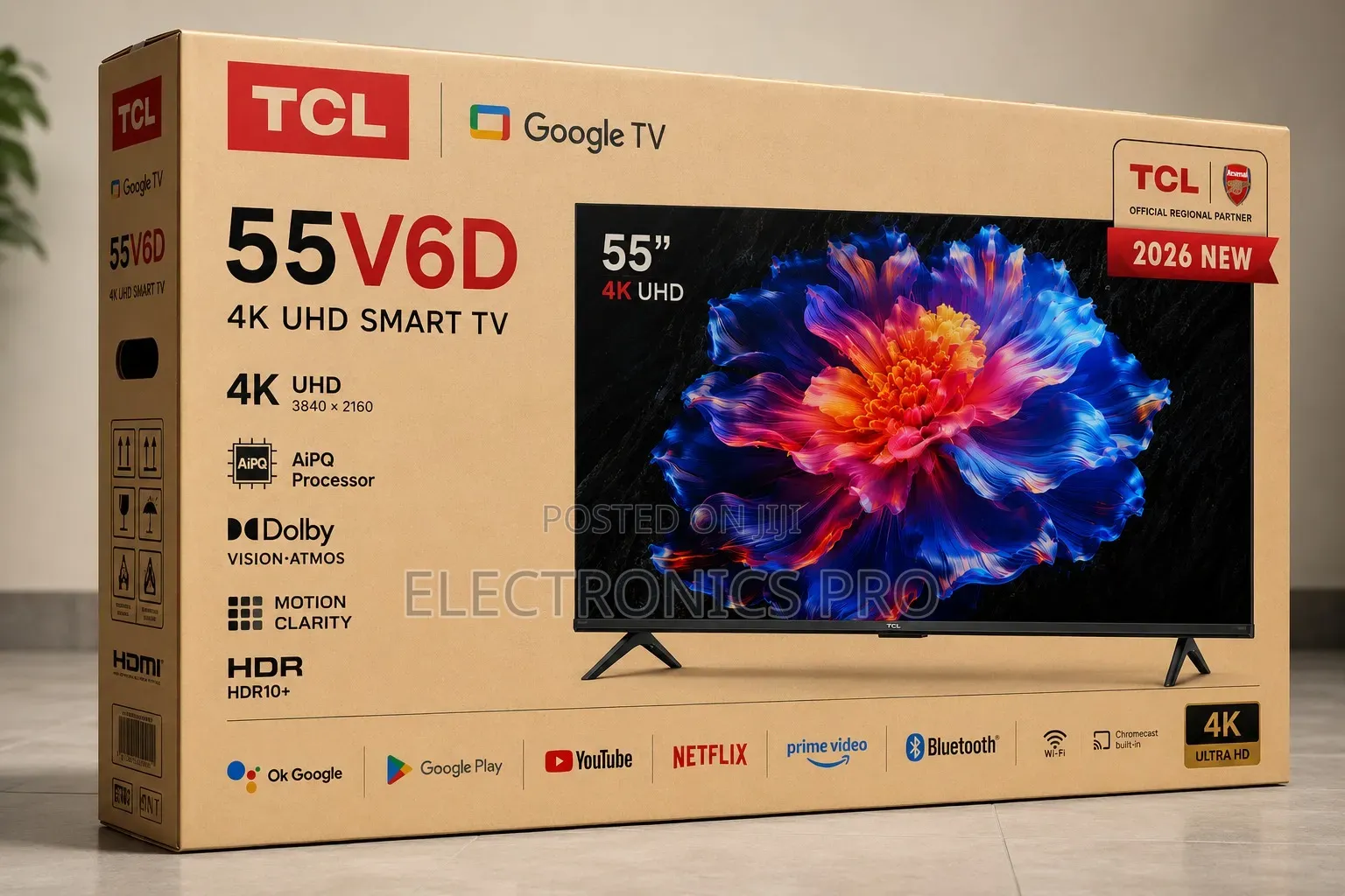 TCL 55v6d 55-Inch 4k Smart TV (2026 Model)