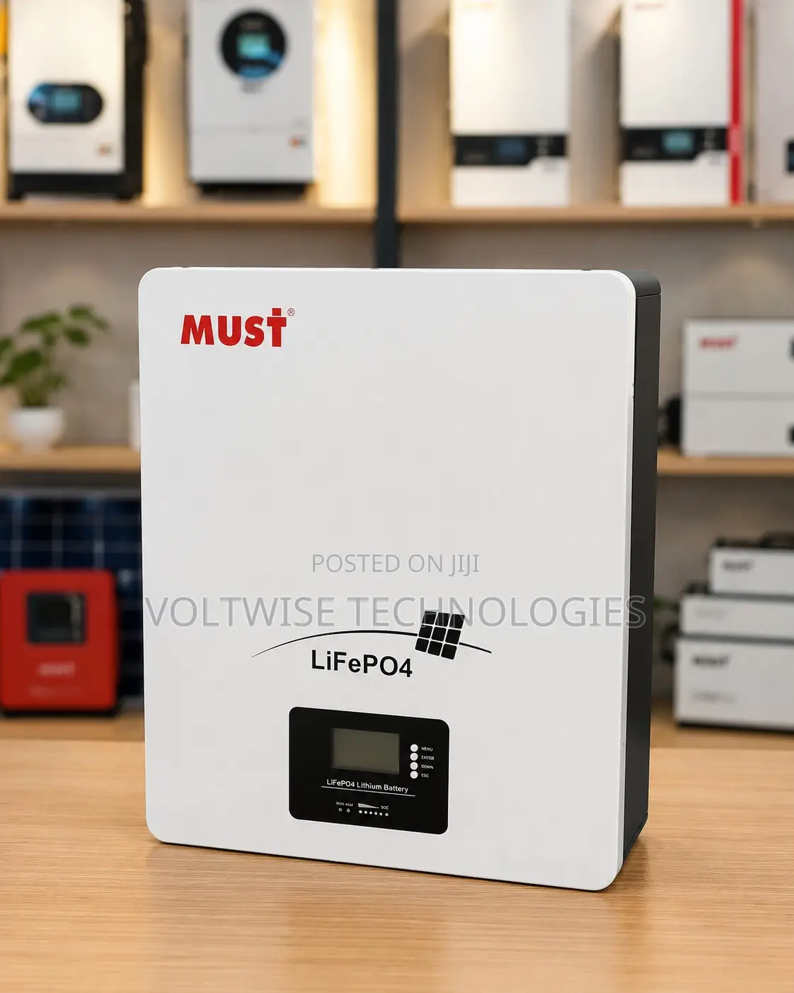 Must 24v 200ah 5kwh Lifepo4 Lithium Battery for Solar Backup