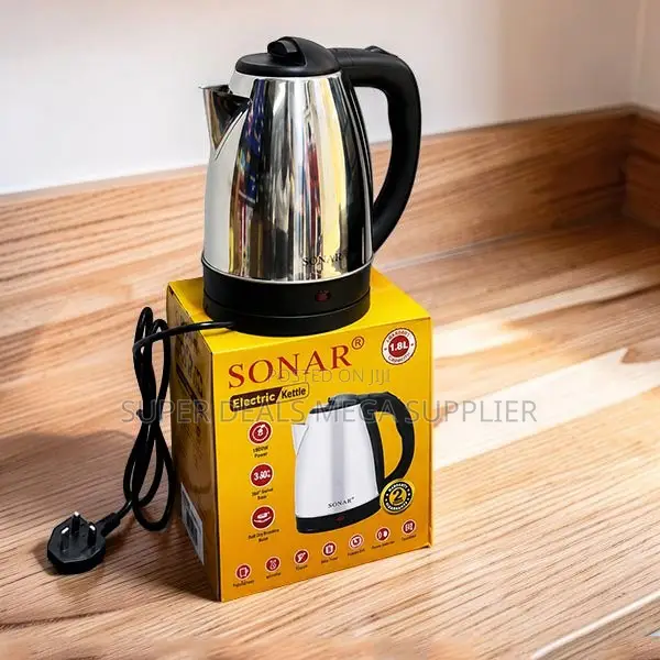 Ergonomic Large Capacity Stainless Steel Electric Kettle