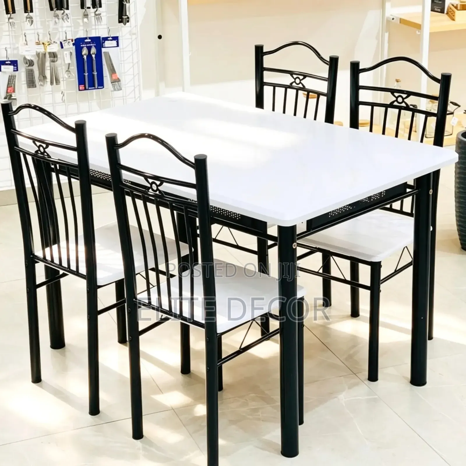 4 Seater Dining Table Set – Modern Stylish Dining Set for Home