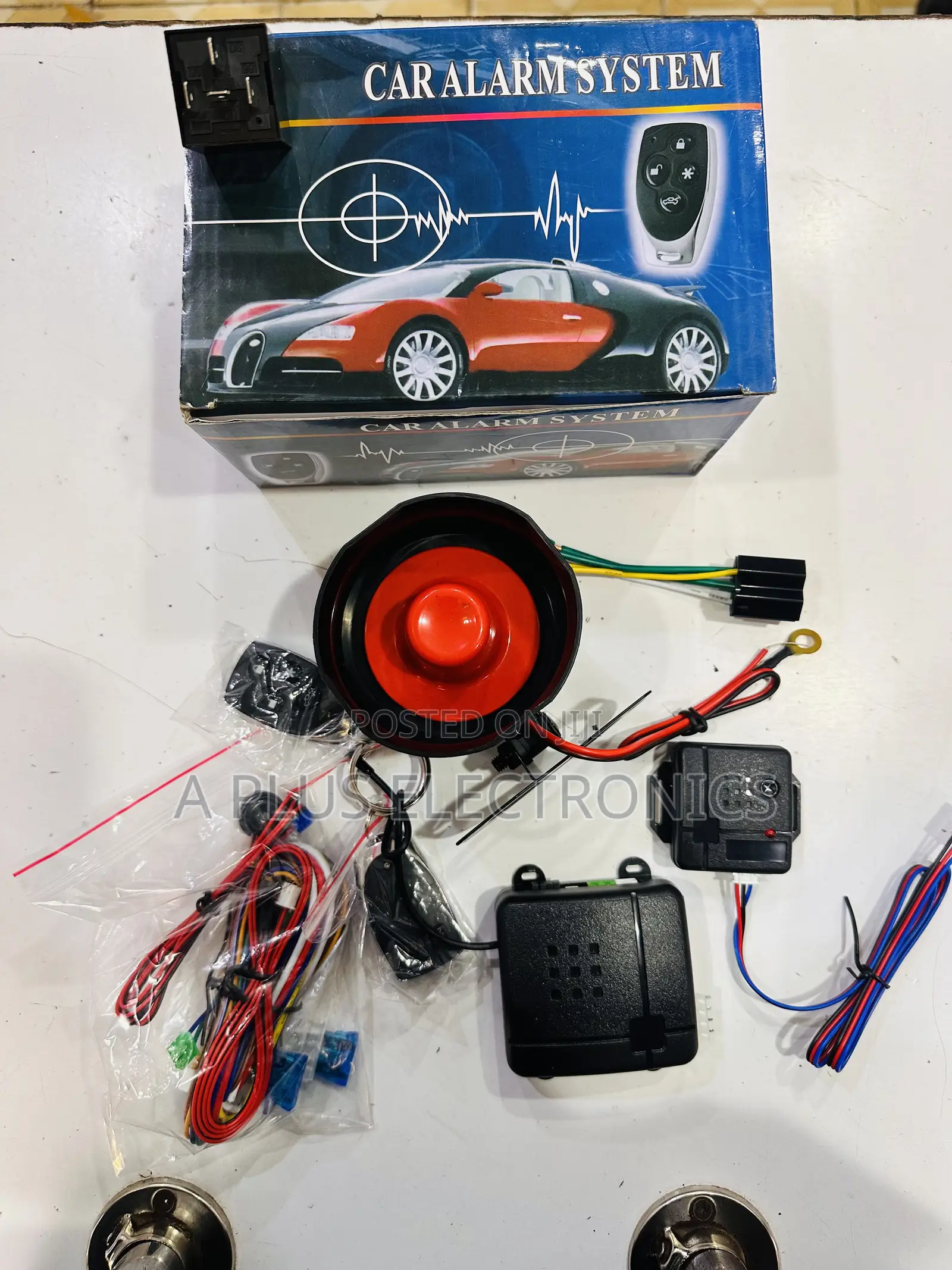 Car Alarm System With Cut Out V200 – Remote Central Locking