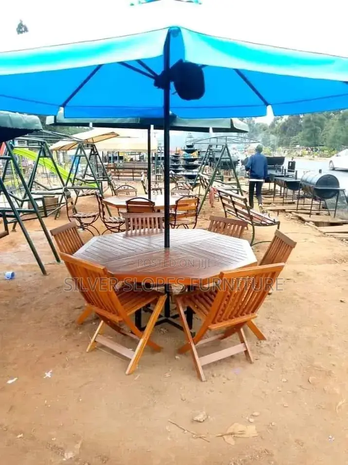 6- Seater Mahogany Garden Tables Sets.