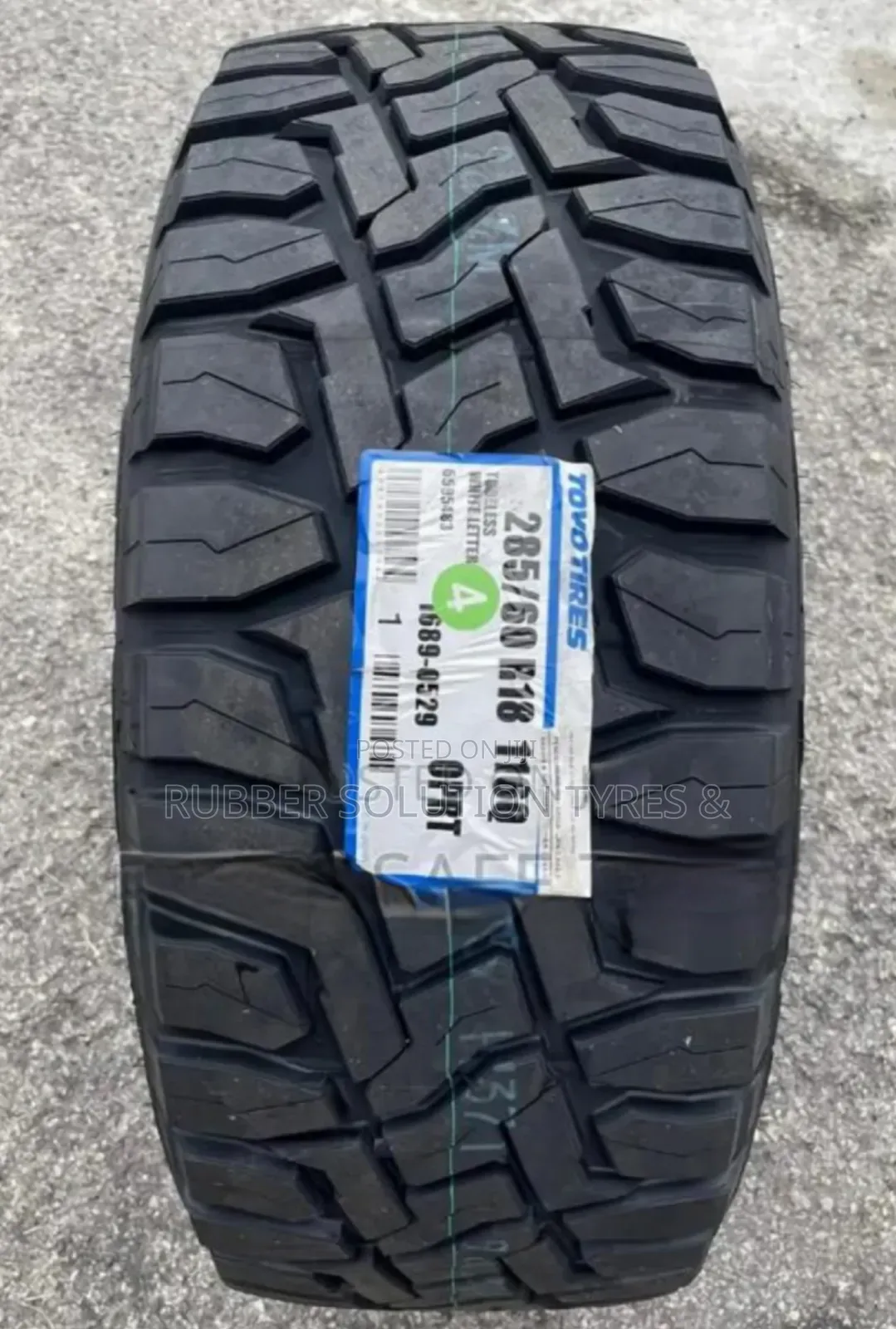 285 /60 R18 Toyo Tyres 116 Q 0prt All-Terrain (New Technology )