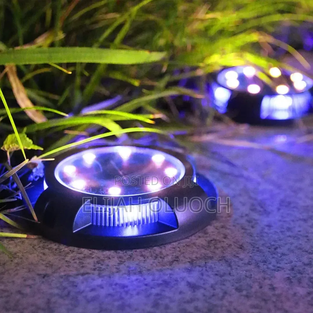 *4pcs Led Solar Garden Desk Ground Lights