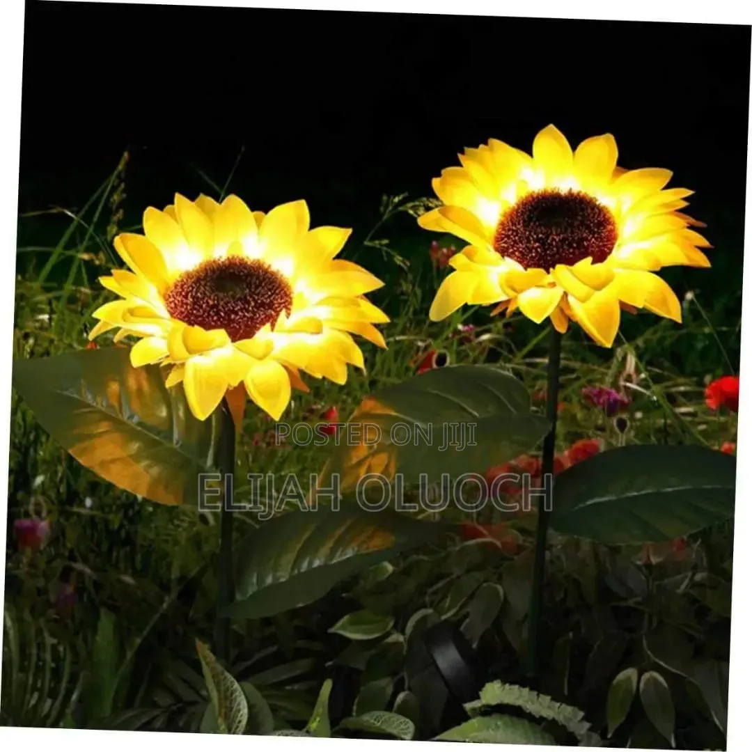 *2 Pack Sunflower Solar Powered Lights