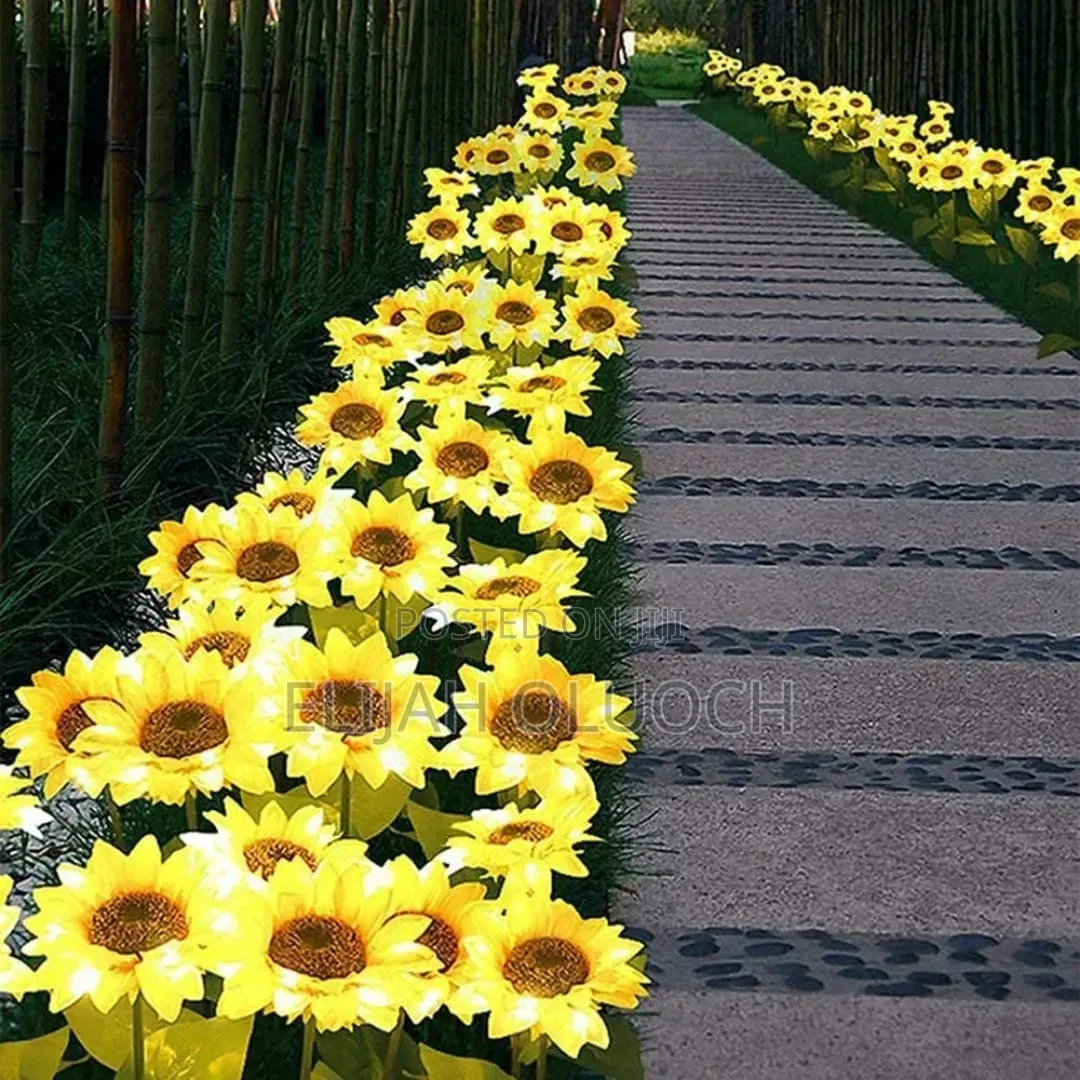 *2 Pack Sunflower Solar Powered Lights