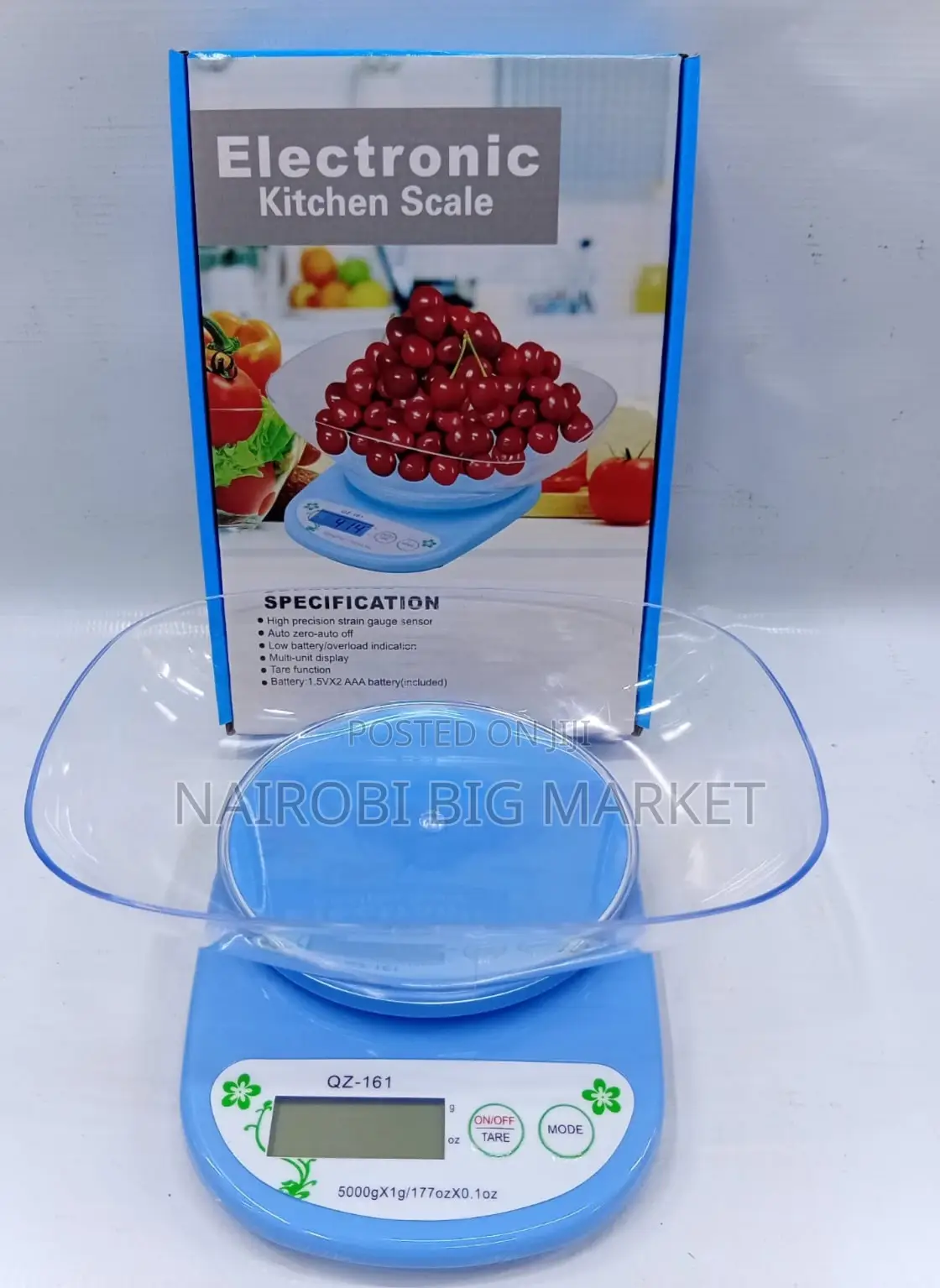 Digital Kitchen Scale With Bowl