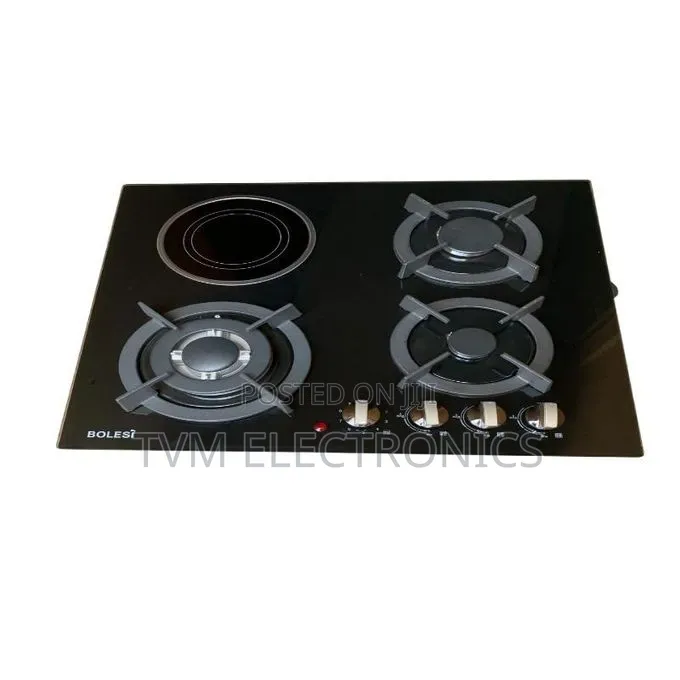 Bolesi 3 Gas + 1 Infrared Electric Inbuilt Gas Hob