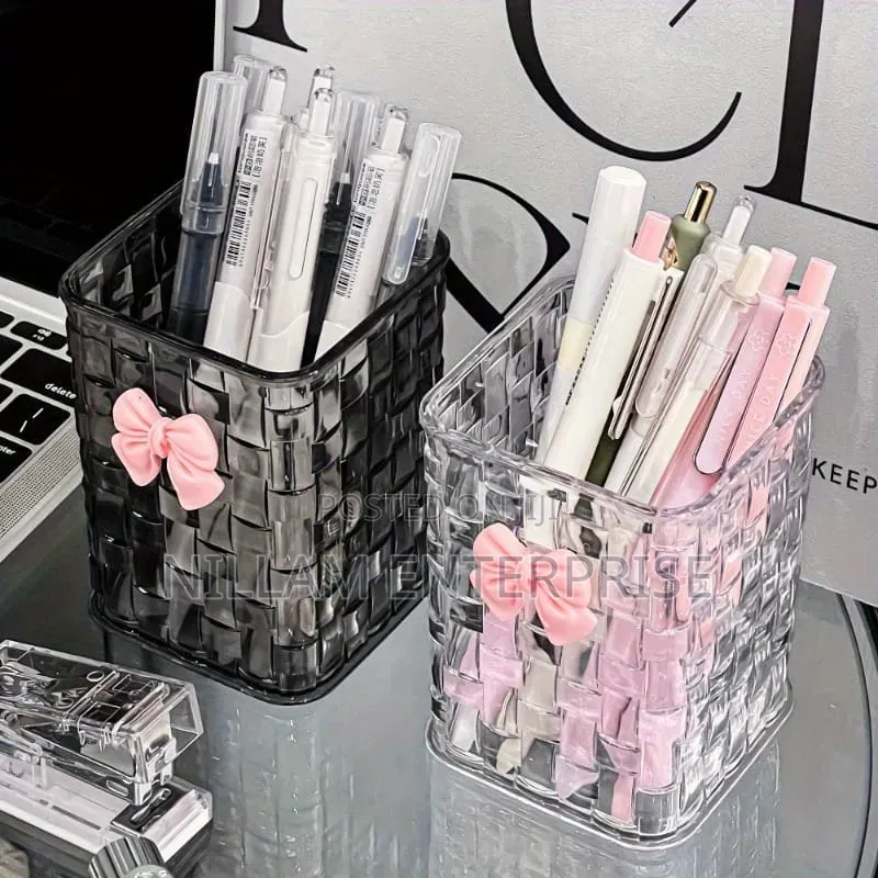 *Acrylic Makeup Brushes Storage /Desk Organizer
