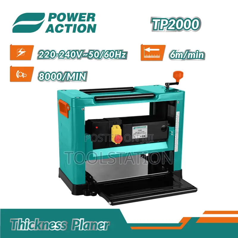 Thickness Planer 2000w 13 Inch Planing Width