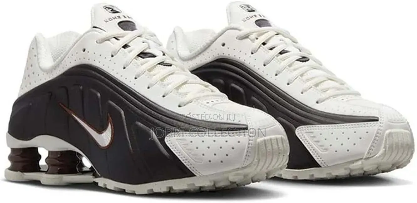 Nike Shox R4 “Black Fauna “ 
Quality Leather Sneakers