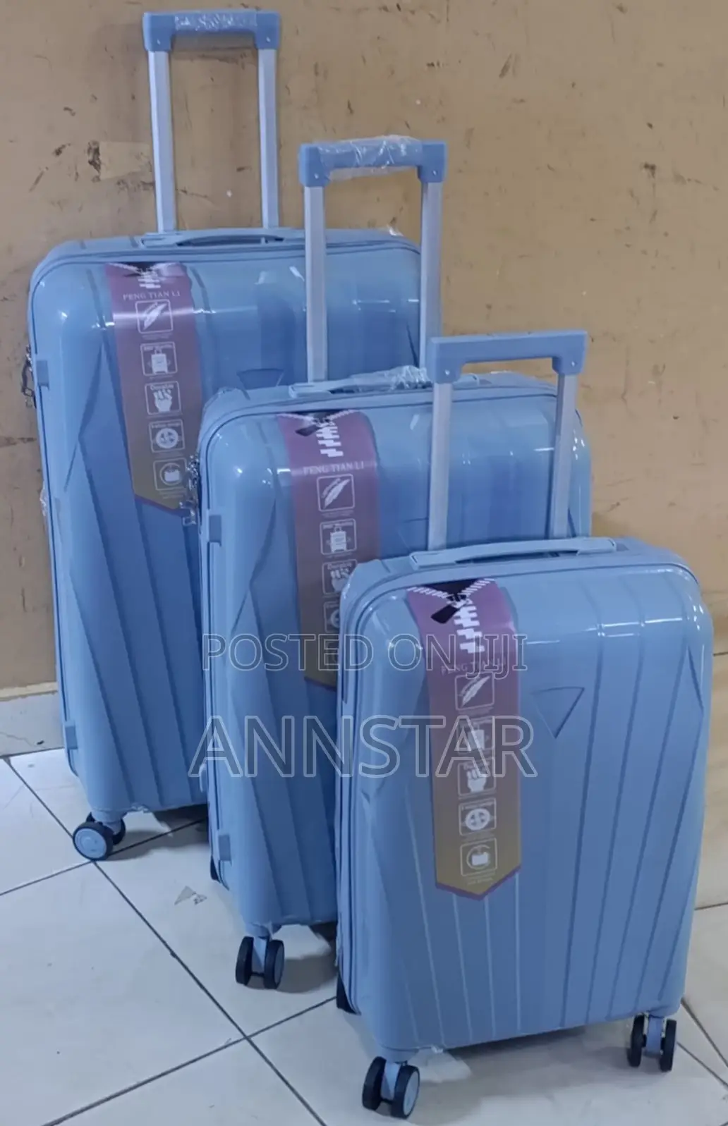 Unbreakable 3 In 1 Rubber Suitcase