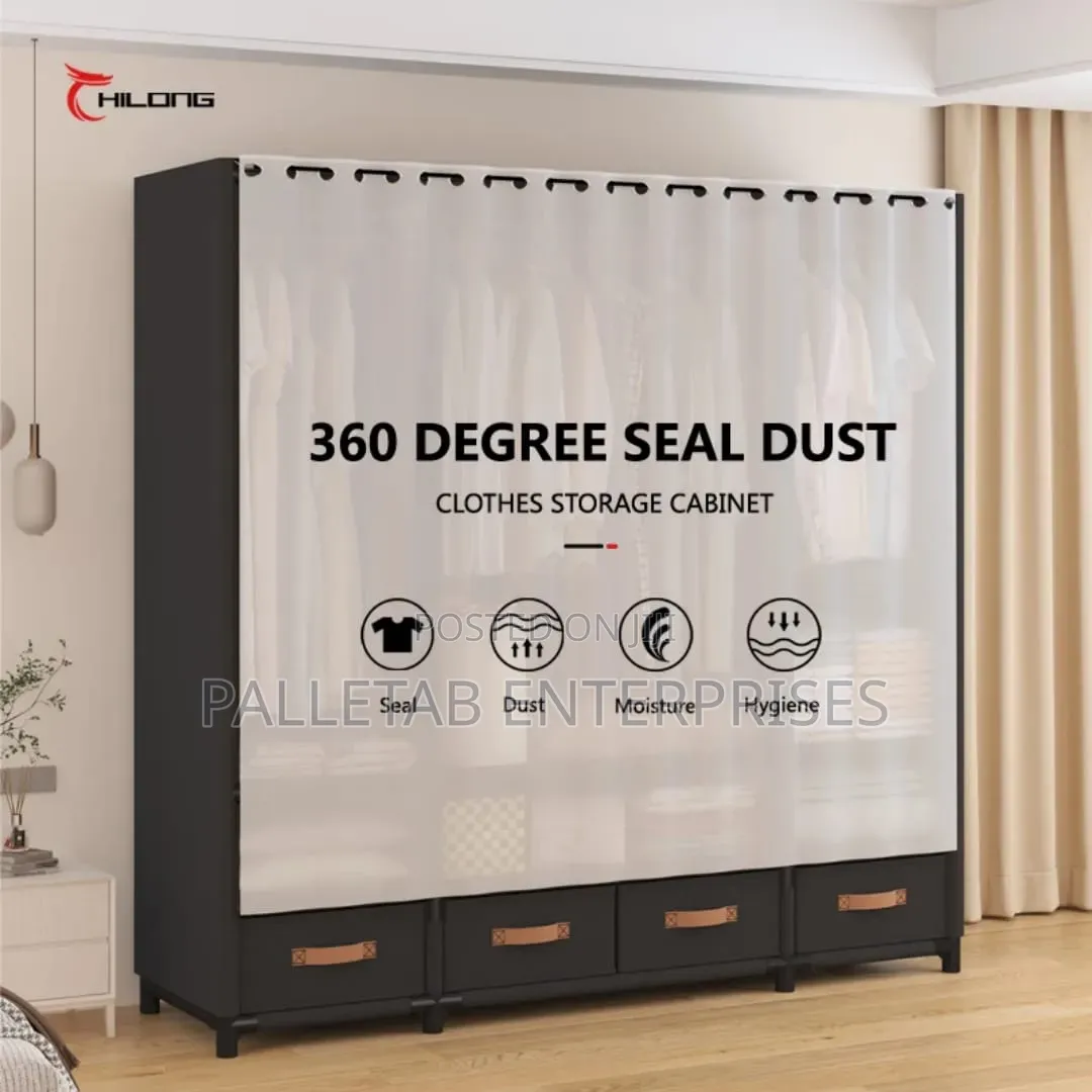 Heavy Duty Metallic Wardrobe