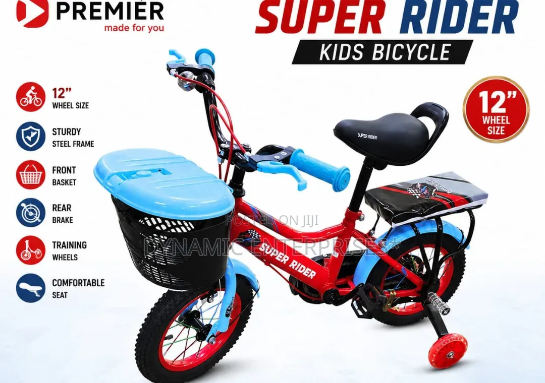 Super Rider Kids Bicycle Sz 12