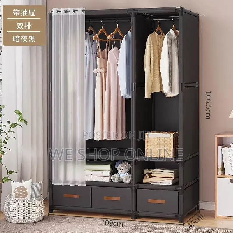 Heavy Duty Metallic Wardrobe