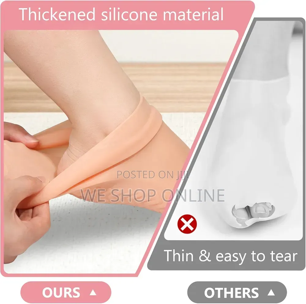 Silicone Moisturizing Socks for Dry Cracked Feet