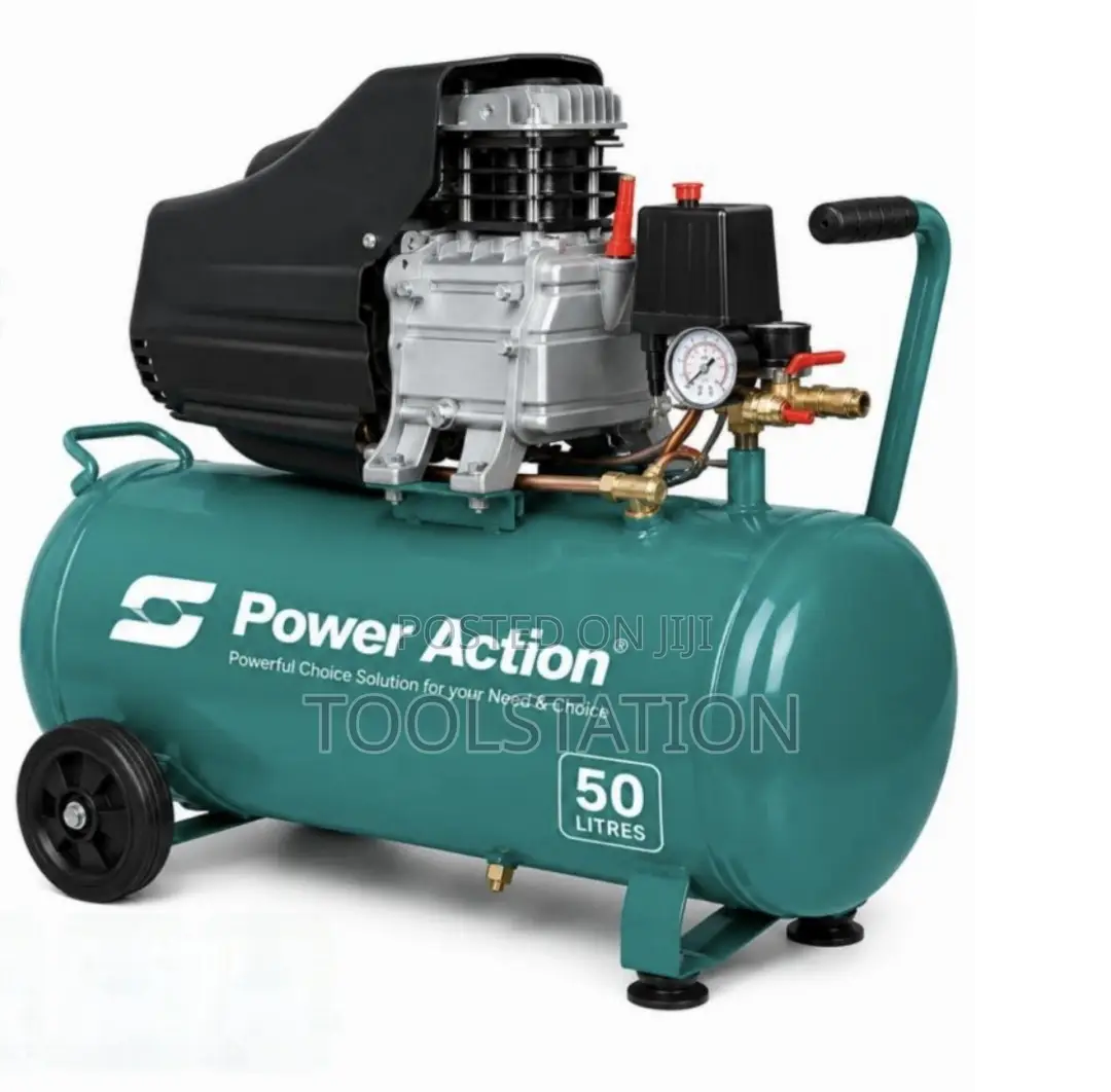 Air Compressor 50 Litres 1500w Electric Copper Motor Heavy Duty