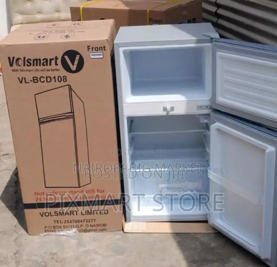 108litres Fridge Double Door Volksmart