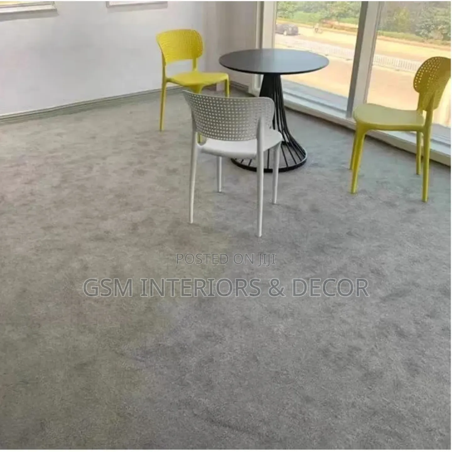 Wall to Wall Office Carpets in Grey-Blue Options