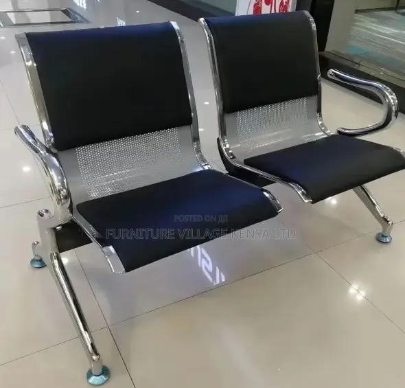 Contemporary Two-Seater Link Reception Bench