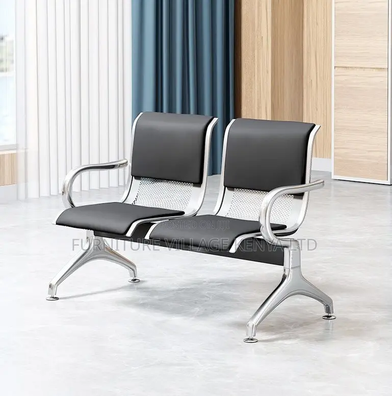 Contemporary Two-Seater Link Reception Bench