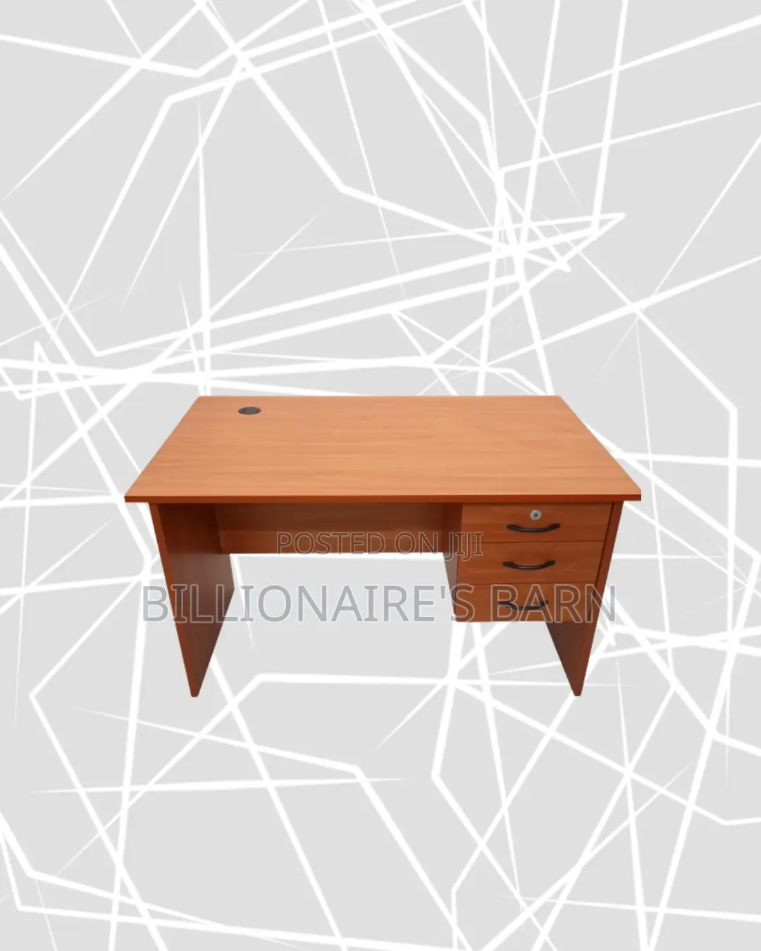 Compact 1m Wooden Desk for Neat Reading and Revision