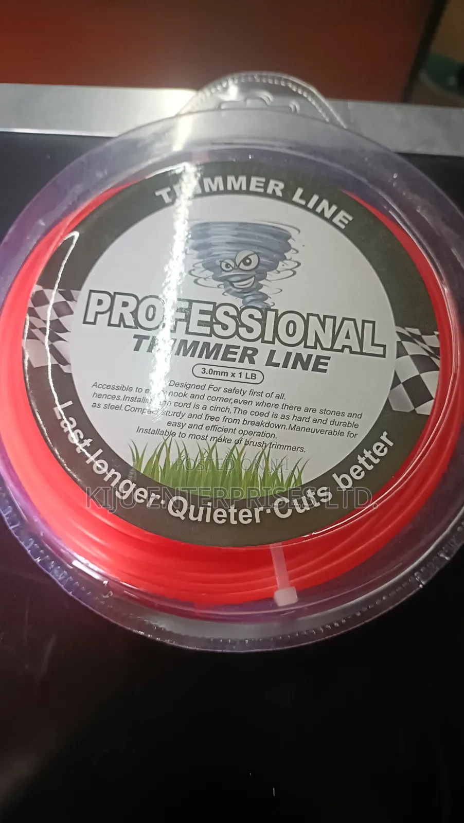 Professional 3.0mm Trimmer Line (1lb) – Brush Cutter Nylon Cord
