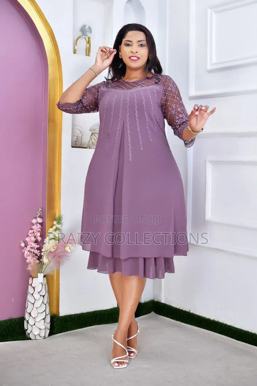 Crissy Moran Premium Chiffon Dress – Elegant Timeless