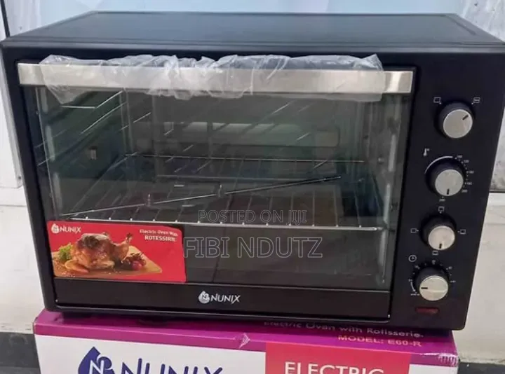 60l Electric Oven With Rotisserie/Nunix Oven 60l