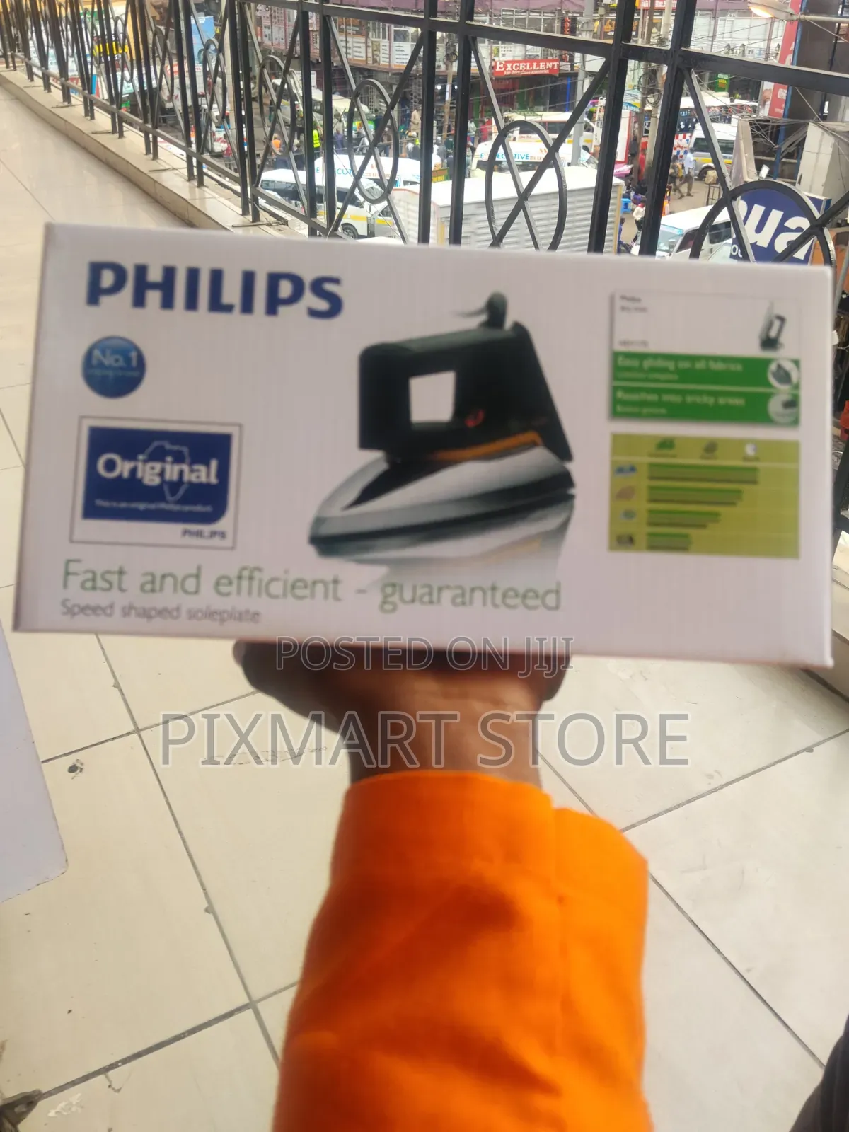 Philips Dry Iron With Non-Stick Soleplate