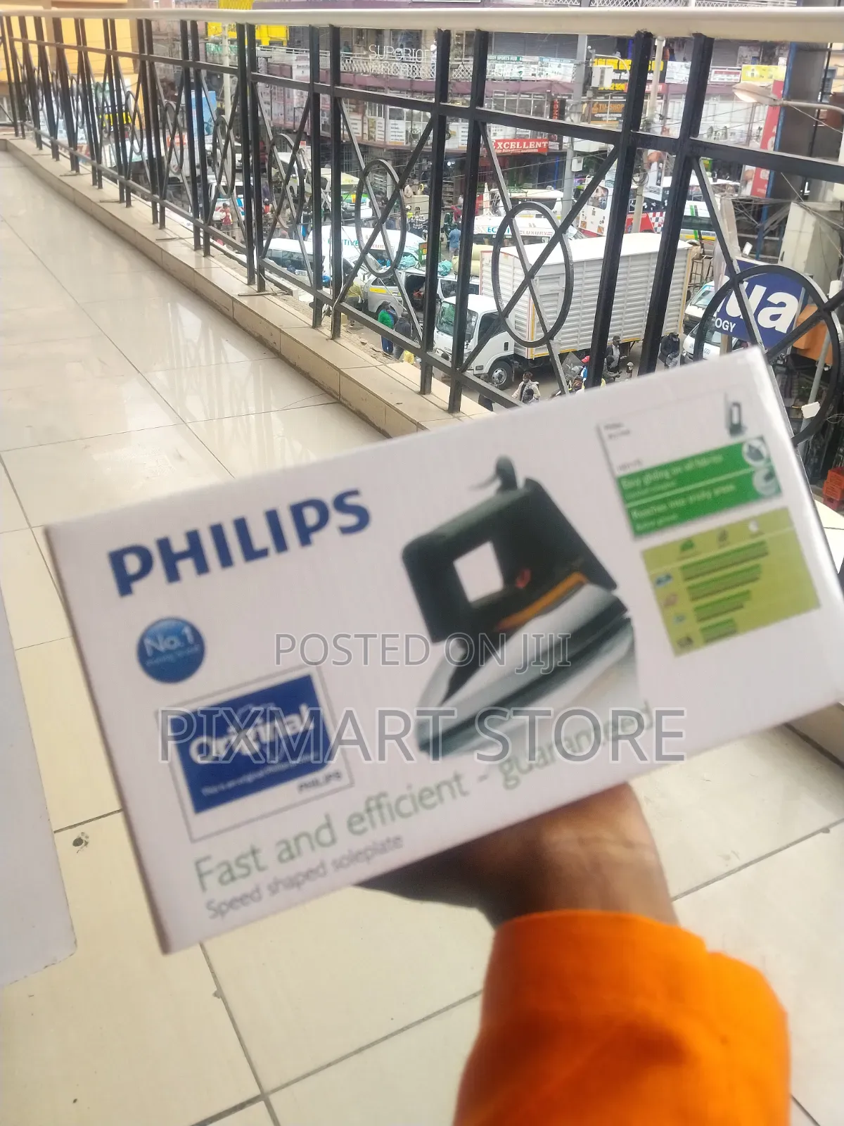 Philips Dry Iron With Non-Stick Soleplate