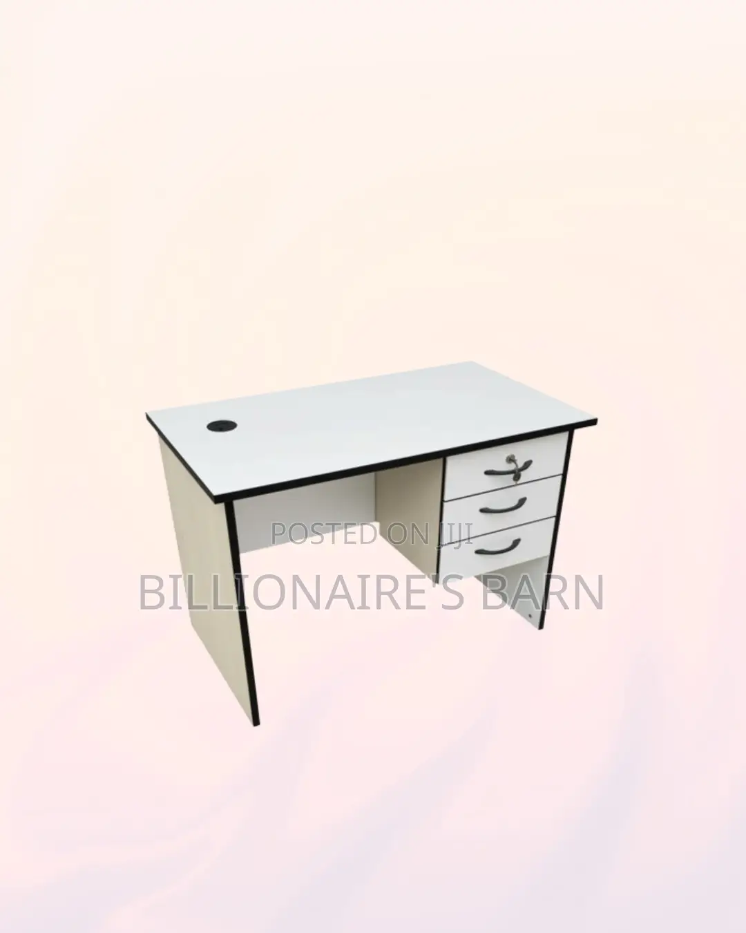 Compact 0.9m Wooden Desk for Daily Paperwork and Tasks