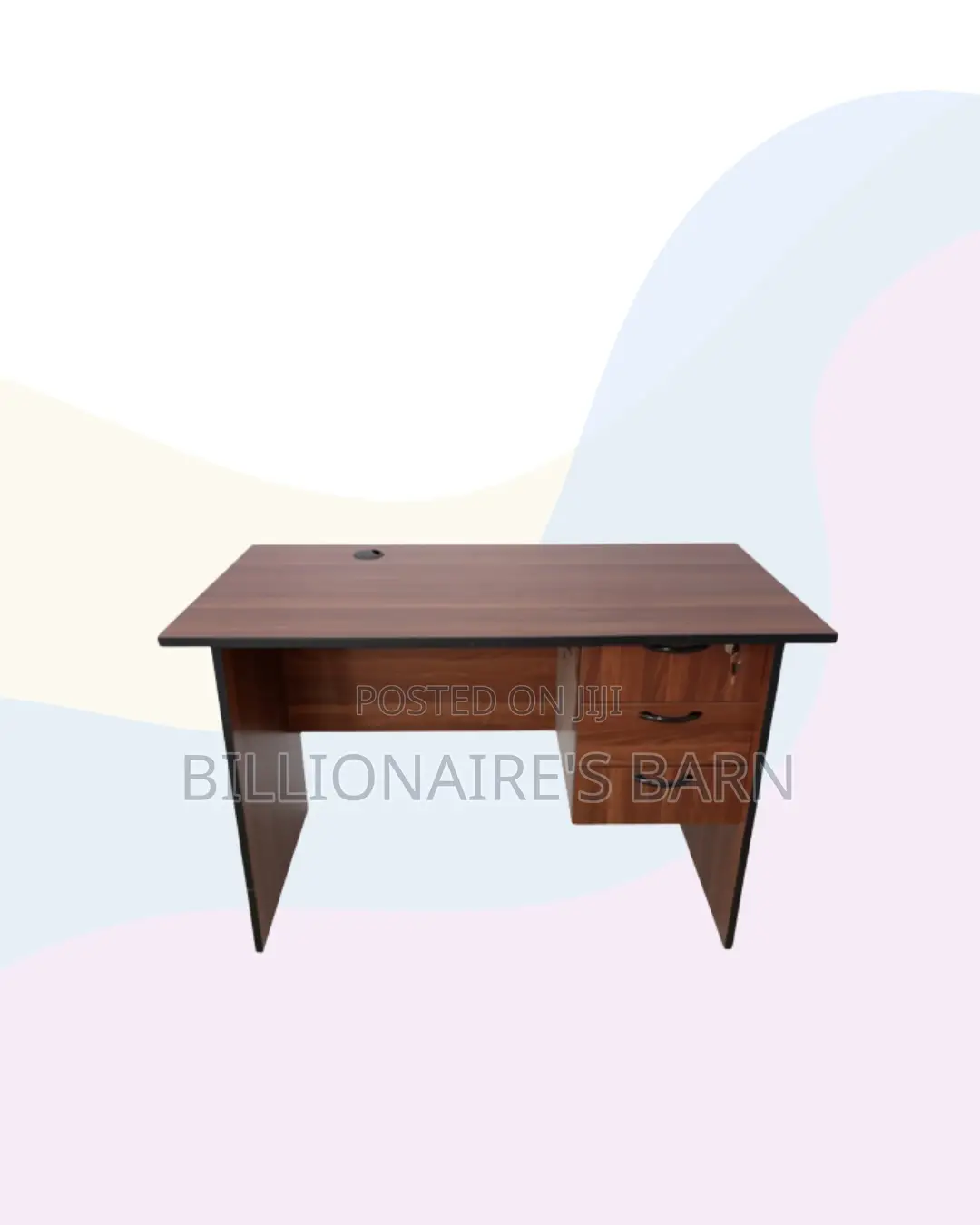 Compact 1m Wooden Desk for Better Workspace Focus Today