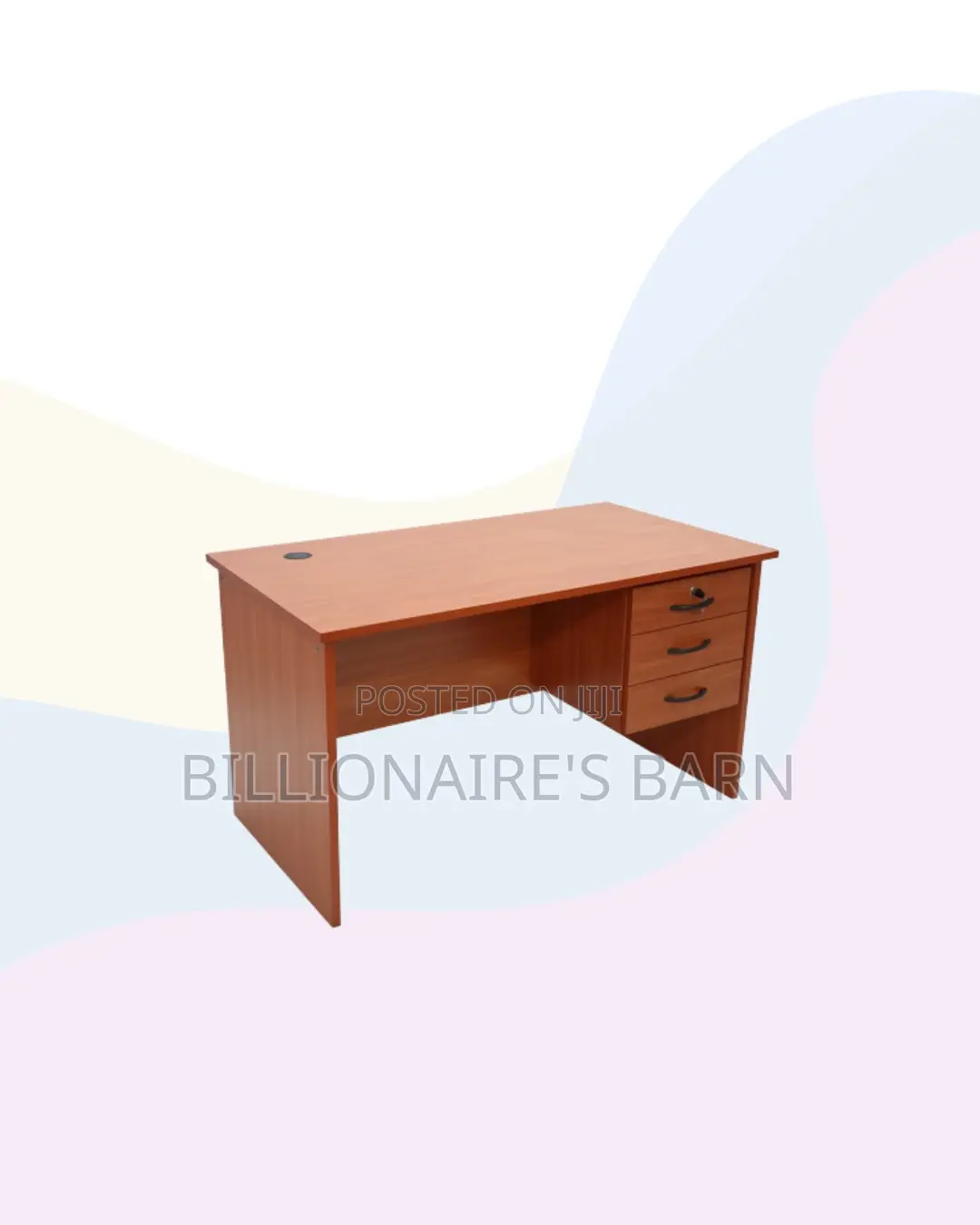 Compact 1m Wooden Desk for Dedicated Laptop Work Sessions
