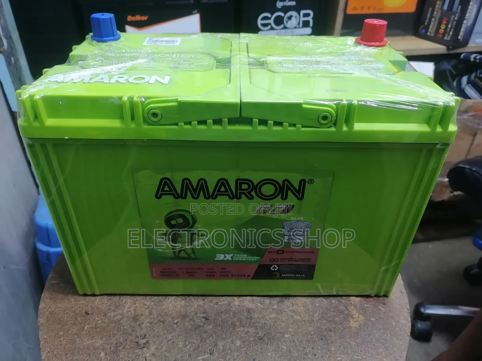 Amaron N70.12v/80 Ah Maintenance Free Car Battery