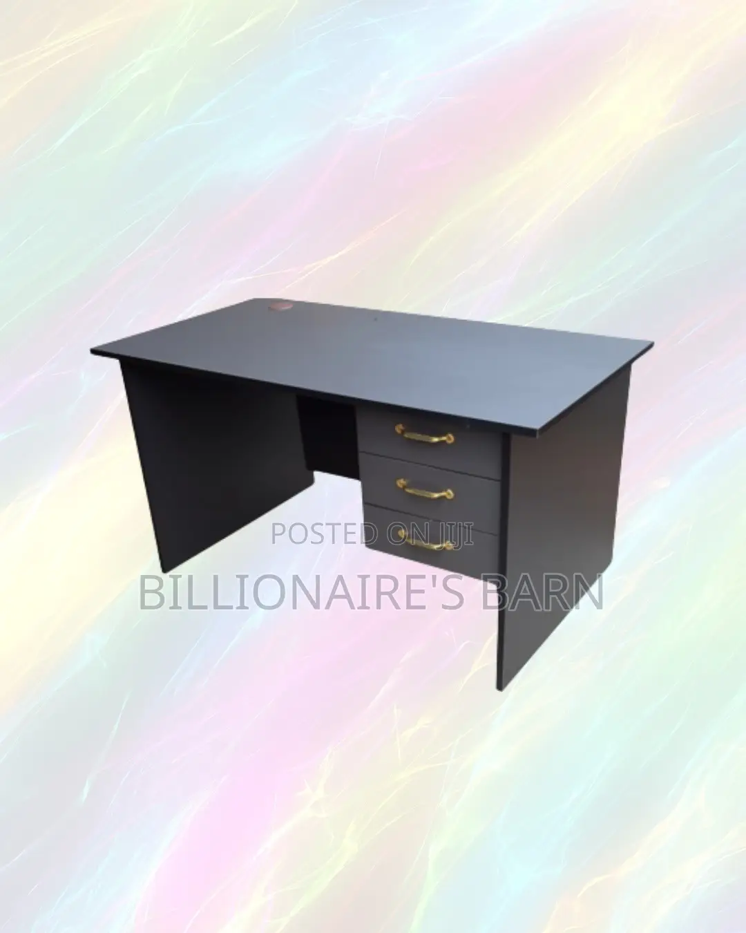 Compact 1.2m Wooden Desk With Drawers - Dedicated Laptop Work Sessions